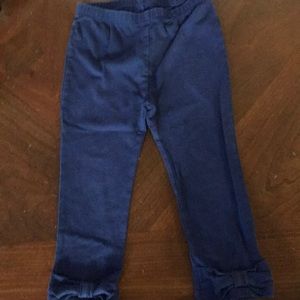 24M Navy Bow Leggings